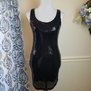 Sequined Tank top mini dress cocktail dress